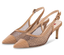 Slingpumps Nude Slingpumps Nude