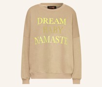 Sweatshirt mit Schmucksteinen