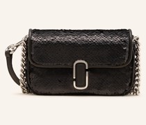 Schultertasche THE J MARC MINI mit Pailletten