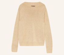 Pullover mit Leinen