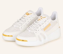 Sneaker - ECRU/ HELLGRAU/ GOLD