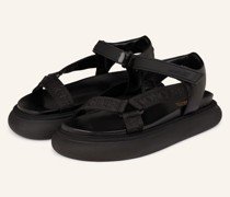 Plateau-Sandalen CATURA - SCHWARZ
