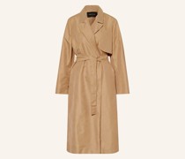 Trenchcoat mit Pailletten