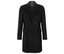 Klassischer Mantel H-HYDE-DB-FLAPS-231 Slim Fit