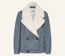Bouclé-Jacke HASTING mit Alpaka
