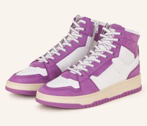Hightop-Sneaker DRIFT - WEISS/ NEONLILA