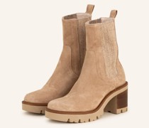 Chelsea-Boots - CAMEL