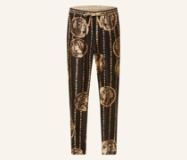 Seidenhose im Jogging-Stil Slim Fit