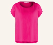 Blusenshirt im Materialmix