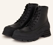 Schnürstiefel - SCHWARZ