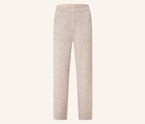 Strickhose im Jogging-Stil mit Cashmere