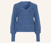 Oversized-Pullover LIVIA mit Glitzergarn