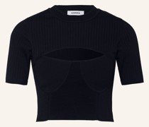 Strickshirt mit Cut-out