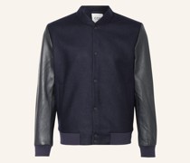 Blouson im Materialmix