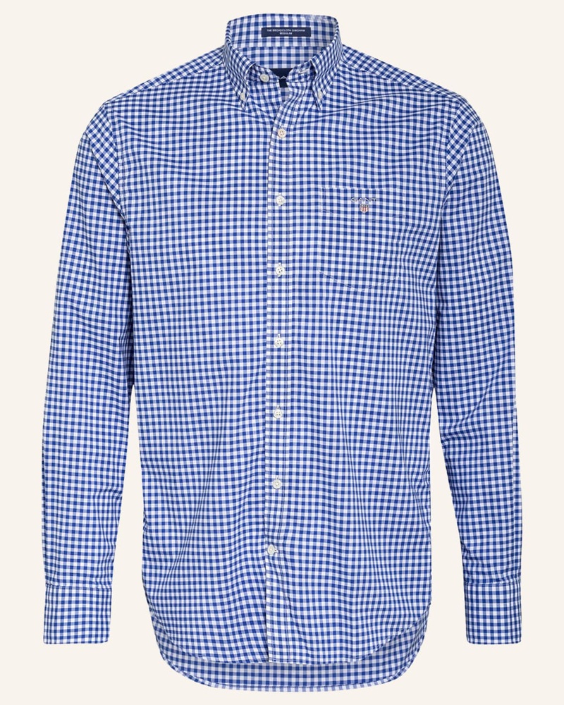 GANT Baumwolle Baumwolle hemd in Blau für Herren Herren Bekleidung Hemden Freizeithemden und Hemden 