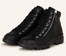 Hightop-Sneaker - SCHWARZ