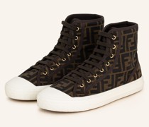 Hightop-Sneaker - BRAUN/ DUNKELBRAUN
