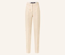 Hose LE PANTALON TIBAU BRODE mit Leinen