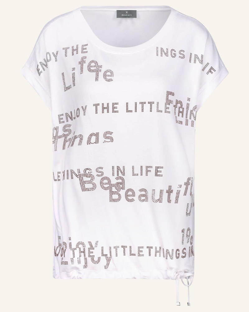 monari Damen T-Shirt mit Schmucksteinen