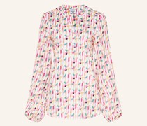 Bluse DFAY im Materialmix
