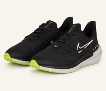 Laufschuhe AIR WINFLO 9 SHIELD - SCHWARZ