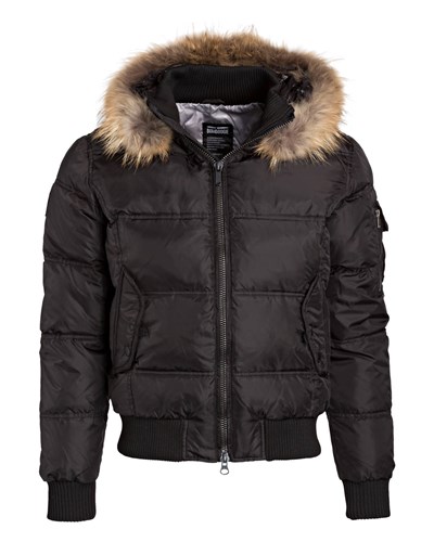 Bomboogie Herren BOMBOOGIE Daunenjacke BOMBER DULL mit