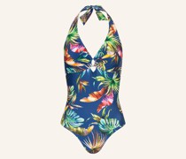 Neckholder-Badeanzug PLUNGE