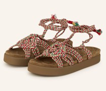 Sandalen NCRECKING - OLIV/ ROT/ GRÜN