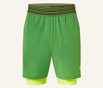2-in-1-Tennisshorts mit Mesh