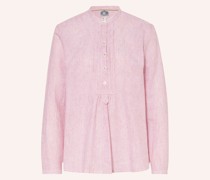 Trachtenbluse REGINA mit Leinen