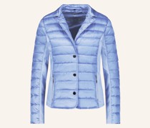 Steppjacke im Materialmix