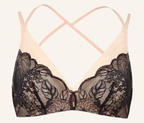 Triangel-BH MIDNIGHT FLOWERS