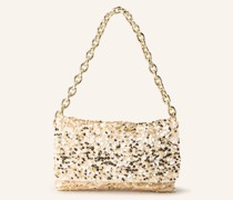 Schultertasche mit Pailletten