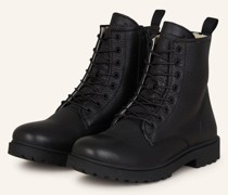 Schnürboots - SCHWARZ
