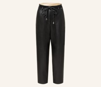 7/8-Hose TACORA im Jogging-Stil und in Lederoptik