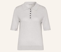 Strick-Poloshirt mit Cashmere