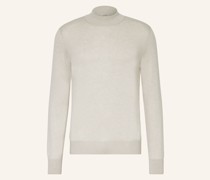 Cashmere-Pullover mit Seide