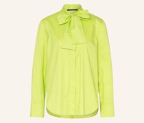 Bluse mit abnehmbarer Schluppe