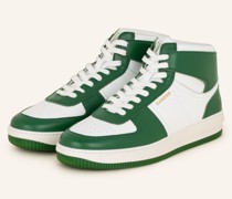 Hightop-Sneaker - WEISS/ GRÜN