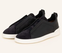 Slip-on-Sneaker TRIPLE STITCH - DUNKELBLAU