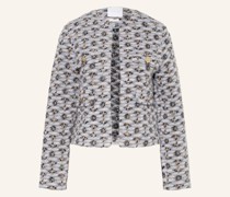 Strickblazer mit Glitzergarn