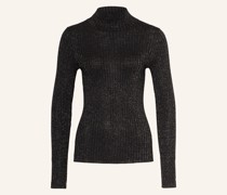 Pullover mit Glitzergarn