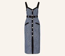 Tweed-Kleid DINIIAD mit Glitzergarn