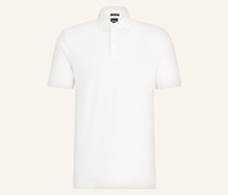 Piqué-Poloshirt PRESS Regular Fit mit Leinen