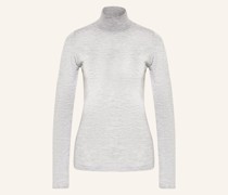 Cashmere-Pullover mit Seide
