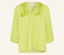 Bluse mit 3/4-Arm und Rüschen