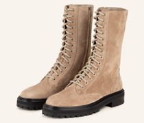 Schnürstiefeletten CORA - BEIGE