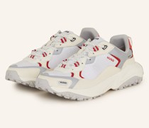 Sneaker GO1ST - WEISS/ ROT/ TAUPE