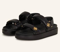 Plateau-Sandalen KIRA - SCHWARZ