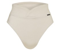 High-Waist-Bikini-Hose CK BLACK STRUCTURED